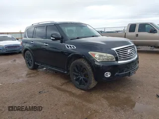 2011 Infiniti QX56 7-passenger with VIN JN8AZ2NF2B9502532, listed as a IAAI auction lot 41967065 with 226,780 mi miles. Bid and sale history available at carsss.com. Image 1.