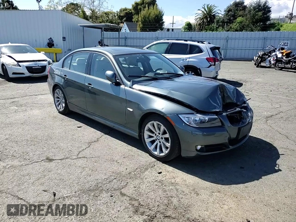 2011 BMW 3 Series 328i with VIN WBAPH5C57BA442733, listed as a Copart auction lot 51295525 with 95,182 mi miles and Salvage Title. Bid and sale history available at carsss.com. Image 10.