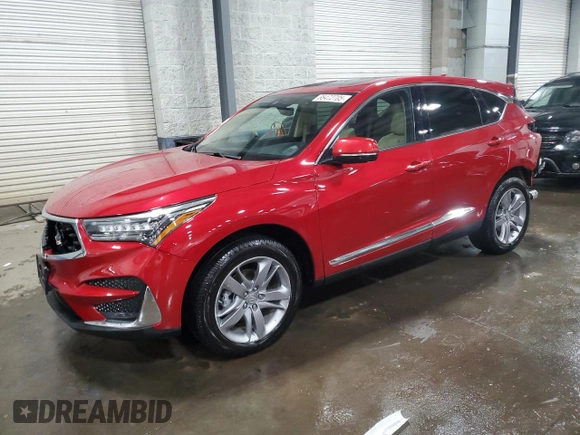 2021 Acura RDX w/Advance Package with VIN 5J8TC2H76ML032510, listed as a Copart auction lot 88472705 with 45,519 mi miles and Salvage Title. Bid and sale history available at carsss.com. Image 1.