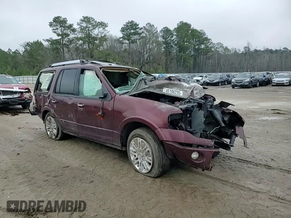 2011 Ford Expedition Limited with VIN 1FMJU1K55BEF01135, listed as a Copart auction lot 46106235 with 0 mi miles and Salvage Title. Bid and sale history available at carsss.com. Image 11.