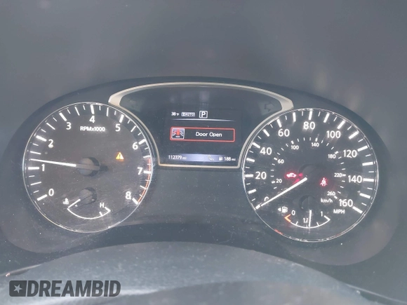 2017 Nissan Pathfinder SV with VIN 5N1DR2MM2HC693059, listed as a IAAI auction lot 41584629 with 112,379 mi miles. Bid and sale history available at carsss.com. Image 7.