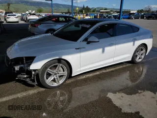 2021 Audi A5 Sportback S line Premium with VIN WAUDACF56MA059974, listed as a Copart auction lot 49386004 with 53,655 mi miles. Bid and sale history available at carsss.com. Image 1.