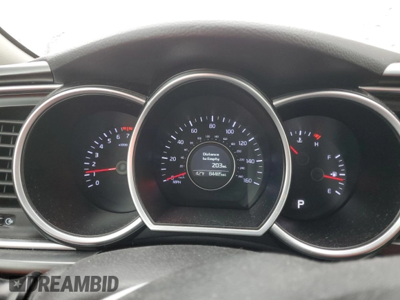 2015 Kia Optima LX with VIN KNAGM4A75F5660033, listed as a Copart auction lot 48120595 with 84,485 mi miles and Salvage Title. Bid and sale history available at carsss.com. Image 9.