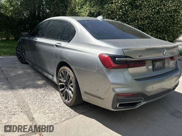 2020 BMW 7 Series 750i xDrive with VIN WBA7U2C05LGJ59633, listed as a Copart auction lot 59625975 with 73,471 mi miles and Clean title. Bid and sale history available at DreamBid. Image 3.