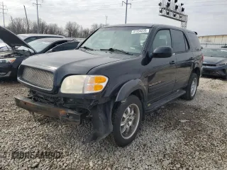 2002 Toyota Sequoia SR5 with VIN 5TDZT34A52S102638, listed as a Copart auction lot 47354235 with 253,112 mi miles and Salvage Title. Bid and sale history available at carsss.com. Image 1.