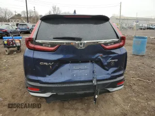2020 Honda CR-V LX with VIN 7FARW2H28LE007232, listed as a Copart auction lot 46782905 with 51,677 mi miles and Salvage Title. Bid and sale history available at carsss.com. Image 6.