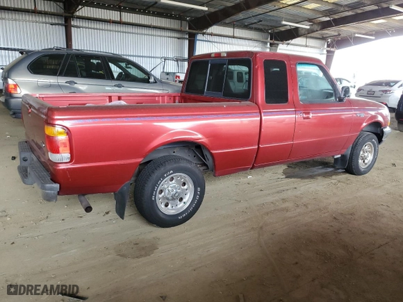 1998 Ford Ranger XL with VIN 1FTYR14U9WPB65234, listed as a Copart auction lot 43157385 with 60,214 mi miles and Salvage Title. Bid and sale history available at carsss.com. Image 3.