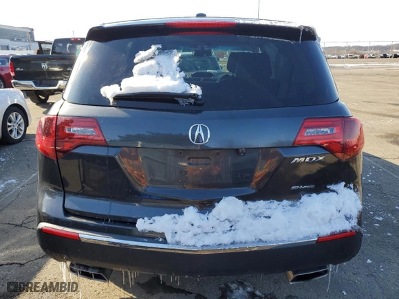 2013 Acura MDX with VIN 2HNYD2H20DH518405, listed as a Copart auction lot 45573285 with 117,856 mi miles and Salvage Title. Bid and sale history available at carsss.com. Image 6.