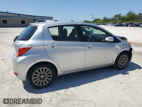 2014 Toyota Yaris L with VIN VNKKTUD39EA000339, listed as a Copart auction lot 52864255 with 78,777 mi miles and Salvage Title. Bid and sale history available at carsss.com. Image 3.