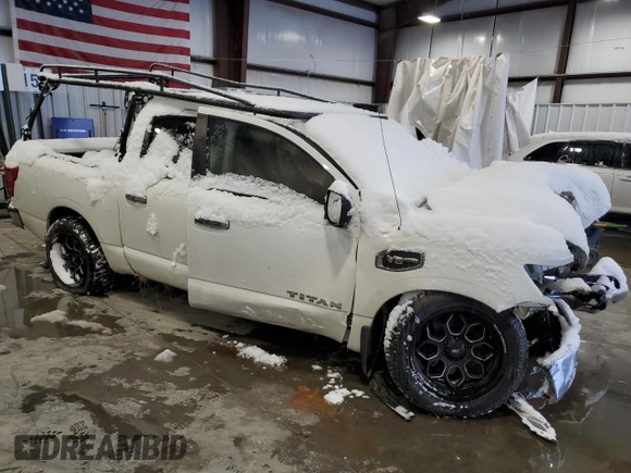 2017 Nissan Titan S with VIN 1N6AA1EK8HN549801, listed as a Copart auction lot 88013065 with Not provided miles and Salvage title. Bid and sale history available at DreamBid. Image 4.