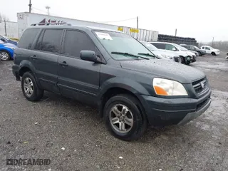 2004 Honda Pilot EX with VIN 5FNYF18614B009345, listed as a IAAI auction lot 41860445 with 1 mi miles. Bid and sale history available at carsss.com. Image 1.