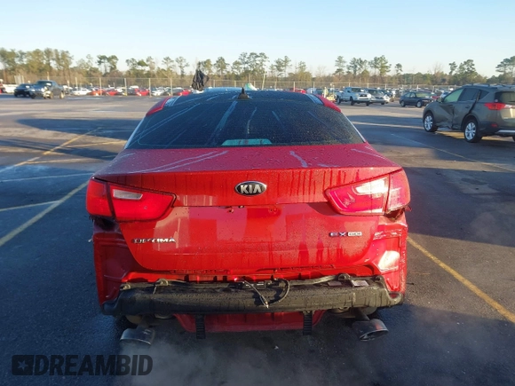 2014 Kia Optima EX with VIN 5XXGN4A7XEG311475, listed as a IAAI auction lot 41763377 with 304,190 mi miles and . Bid and sale history available at carsss.com. Image 16.
