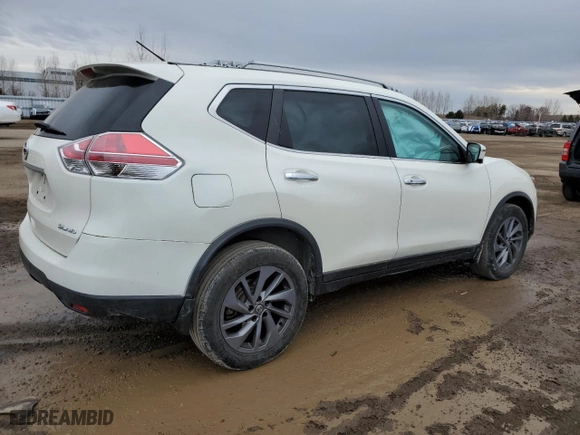 2016 Nissan Rogue SV with VIN 5N1AT2MV2GC843490, listed as a Copart auction lot 49665535 with 126,239 mi miles and Clean Title. Bid and sale history available at carsss.com. Image 3.