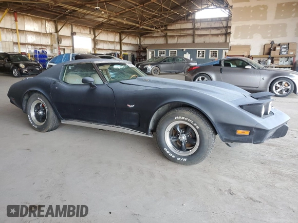 1977 Chevrolet Corvette with VIN 1Z37L7S432875, listed as a Copart auction lot 60840505 with 82,053 mi miles and Clean title. Bid and sale history available at DreamBid. Image 4.