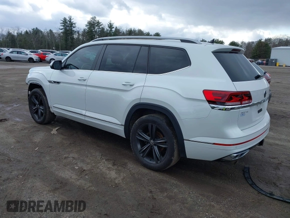 2022 Volkswagen Atlas SEL R-Line z VIN 1V2AR2CA3NC548668, wystawiony jako IAAI lot #41967112 z przebiegiem 35 101 mil mil oraz . Historia ofert i sprzedaży dostępna na DreamBid. Obrazek 3.