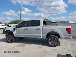 2024 Ford F-150 STX with VIN 1FTEW2KP0RKD54886, listed as a IAAI auction lot 41914547 with 8,148 mi miles and . Bid and sale history available at carsss.com. Image 15.