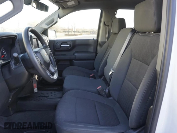 2021 Chevrolet Silverado 1500 Work Truck with VIN 1GCUYAEF7MZ143140, listed as a Copart auction lot 44387905 with 50,449 mi miles and Clean Title. Bid and sale history available at DreamBid. Image 9.
