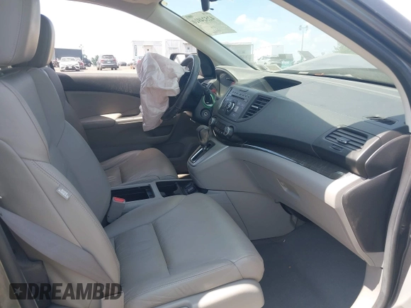2013 Honda CR-V EX-L with VIN 2HKRM4H75DH610974, listed as a IAAI auction lot 42524910 with 42,887 mi miles and . Bid and sale history available at DreamBid. Image 5.