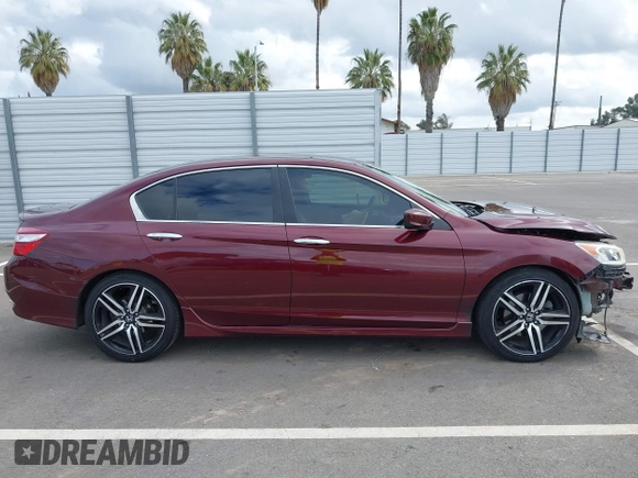 2017 Honda Accord Sport with VIN 1HGCR2F52HA116583, listed as a IAAI auction lot 41905383 with 110,667 mi miles and . Bid and sale history available at carsss.com. Image 14.