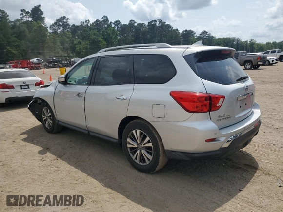 2019 Nissan Pathfinder SV with VIN 5N1DR2MN0KC612527, listed as a Copart auction lot 57210715 with 114,591 mi miles and Salvage title. Bid and sale history available at DreamBid. Image 2.