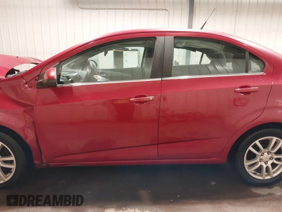 2012 Chevrolet Sonic LT with VIN 1G1JC5SH7C4150737, listed as a IAAI auction lot 41743667 with 182,261 mi miles and . Bid and sale history available at DreamBid. Image 14.