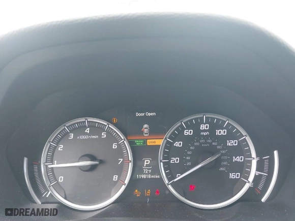 2015 Acura TLX V6 Tech with VIN 19UUB2F56FA008991, listed as a IAAI auction lot 41464023 with 119,818 mi miles. Bid and sale history available at carsss.com. Image 7.