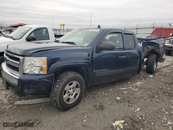 2008 Chevrolet Silverado 1500 LT w/1LT with VIN 2GCEK19J281168935, listed as a Copart auction lot 85687544 with 0 mi miles and Salvage Title. Bid and sale history available at carsss.com. Image 1.