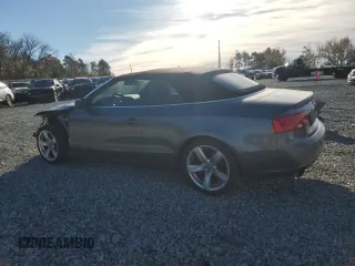 2015 Audi A5 Premium with VIN WAUCFAFH1FN010902, listed as a Copart auction lot 80264624 with 129,786 mi miles and Salvage title. Bid and sale history available at DreamBid. Image 2.