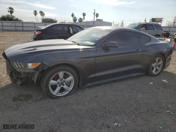 2015 Ford Mustang EcoBoost with VIN 1FA6P8TH8F5423318, listed as a Copart auction lot 47206965 with 132,104 mi miles and Salvage Title. Bid and sale history available at carsss.com. Image 1.