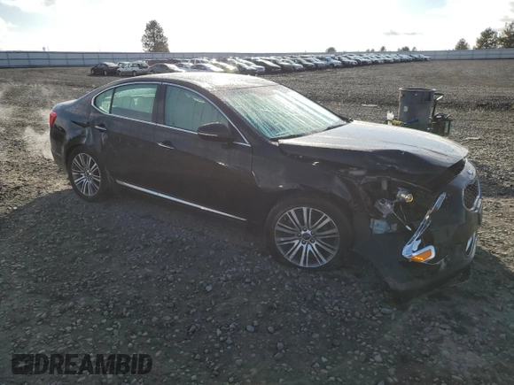 2016 Kia Cadenza Premium with VIN KNALN4D70G5201159, listed as a Copart auction lot 77439264 with 109,934 mi miles and Salvage Title. Bid and sale history available at carsss.com. Image 4.