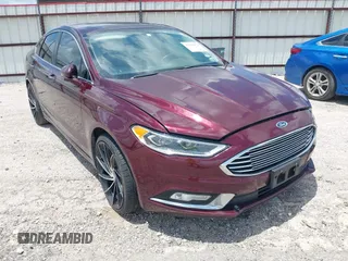 2018 Ford Fusion Titanium with VIN 3FA6P0K92JR114283, listed as a IAAI auction lot 42704476 with 92,502 mi miles and . Bid and sale history available at DreamBid. Image 1.