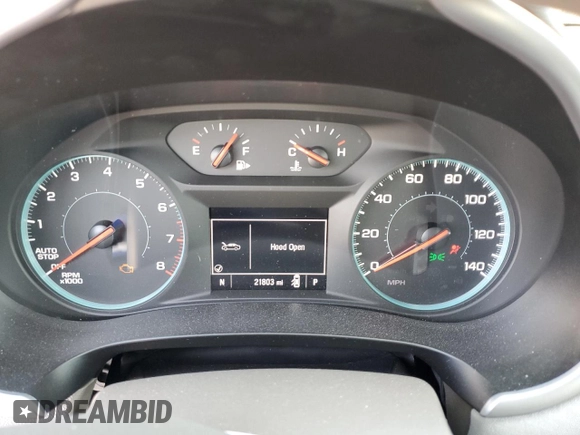 2022 Chevrolet Malibu LS with VIN 1G1ZC5ST2NF153396, listed as a Copart auction lot 51213455 with 21,803 mi miles and Salvage Title. Bid and sale history available at DreamBid. Image 9.