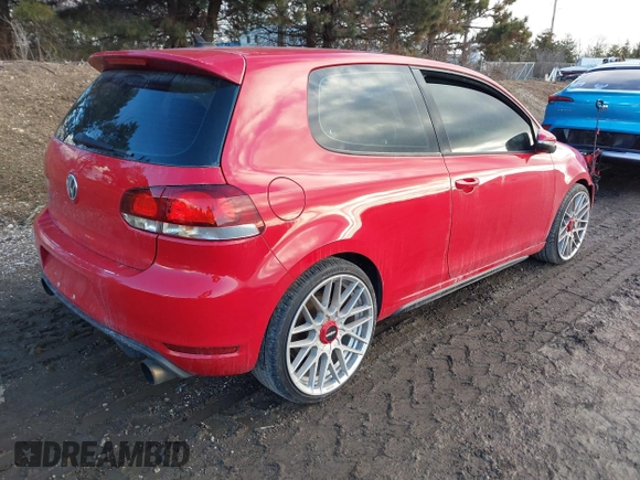 2012 Volkswagen GTI w/Conv & Sunroof z VIN WVWEV7AJ9CW292286, wystawiony jako IAAI lot #41478359 z przebiegiem 153 000 mil mil oraz . Historia ofert i sprzedaży dostępna na DreamBid. Obrazek 4.