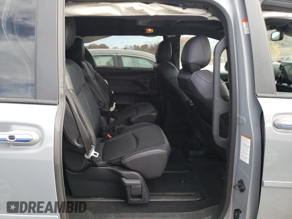 2023 Toyota Sienna XSE 25th Anniversary with VIN 5TDCSKFC3PS103084, listed as a Copart auction lot 79702214 with 17,737 mi miles and Salvage title. Bid and sale history available at DreamBid. Image 12.