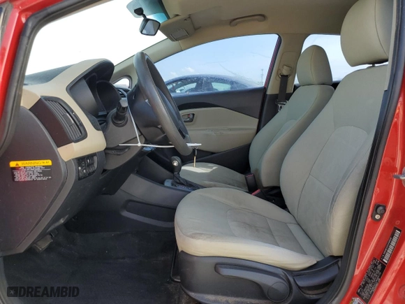 2012 Kia Rio LX with VIN KNADM5A31C6069130, listed as a Copart auction lot 52292535 with 102,697 mi miles and Clean Title. Bid and sale history available at carsss.com. Image 7.