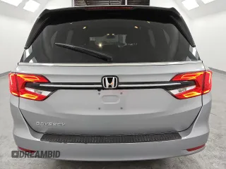 2022 Honda Odyssey EX-L with VIN 5FNRL6H78NB051774, listed as a Copart auction lot 48158075 with 35,280 mi miles and Clean Title. Bid and sale history available at DreamBid. Image 6.
