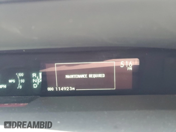 2012 Toyota Prius One with VIN JTDKN3DU5C1560314, listed as a Copart auction lot 49600765 with 114,923 mi miles and Salvage Title. Bid and sale history available at carsss.com. Image 9.