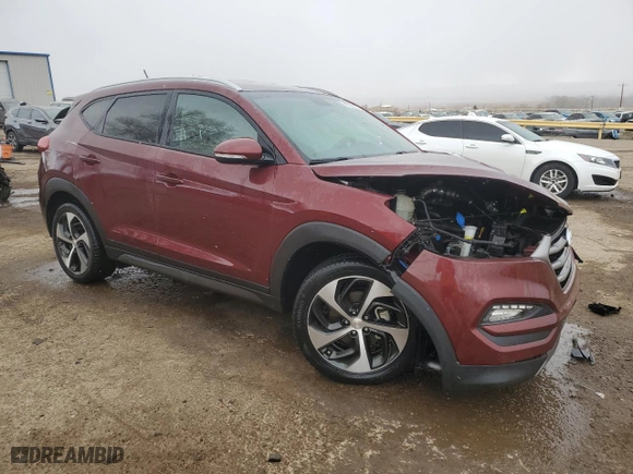 2016 Hyundai Tucson Limited with VIN KM8J33A20GU029753, listed as a Copart auction lot 48257545 with 73,636 mi miles and Salvage Title. Bid and sale history available at carsss.com. Image 4.