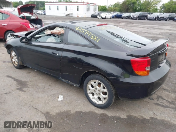 2000 Toyota Celica GT with VIN JTDDR32T8Y0051757, listed as a IAAI auction lot 42374881 with 213,996 mi miles and . Bid and sale history available at DreamBid. Image 3.