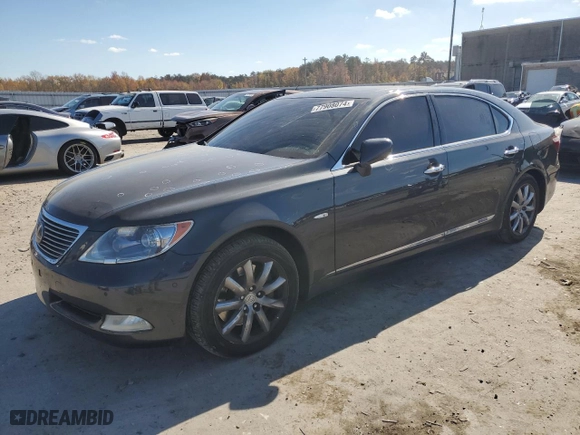 2008 Lexus LS 600h L with VIN JTHDU46F185004337, listed as a Copart auction lot 77908074 with NaN miles and Salvage Title. Bid and sale history available at carsss.com. Image 1.