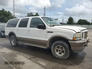 2003 Ford Excursion Eddie Bauer z VIN 1FMNU45S33ED05927, wystawiony jako Copart lot #65446335 z przebiegiem 149 989 mil mil oraz Czysty tytuł • Clean title. Historia ofert i sprzedaży dostępna na DreamBid. Obrazek 4.