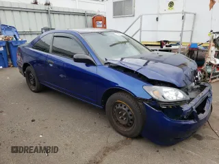 2005 Honda Civic Cpe VP SSRS with VIN 1HGEM22325L064965, listed as a Copart auction lot 78251404 with 172,584 mi miles and Salvage Title. Bid and sale history available at carsss.com. Image 4.