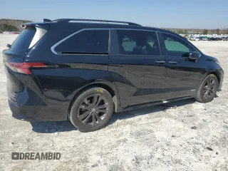 2021 Toyota Sienna XSE with VIN 5TDXRKEC1MS044966, listed as a Copart auction lot 48853605 with 41,720 mi miles and Salvage Title. Bid and sale history available at DreamBid. Image 3.