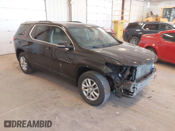 2018 Chevrolet Traverse LT Cloth with VIN 1GNERGKW1JJ260402, listed as a IAAI auction lot 42039202 with 150,831 mi miles. Bid and sale history available at carsss.com. Image 1.