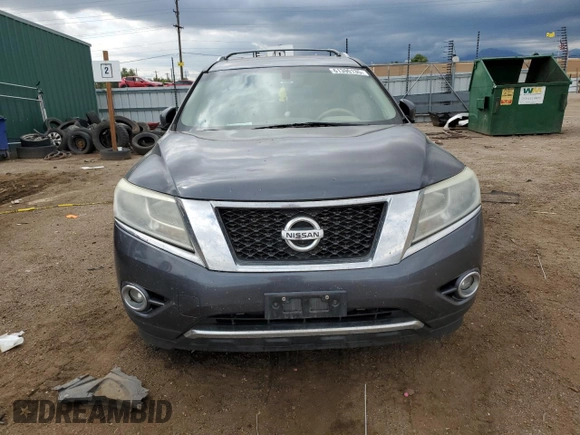 2013 Nissan Pathfinder Platinum with VIN 5N1AR2MM1DC613750, listed as a Copart auction lot 61390135 with 150,007 mi miles and Salvage title. Bid and sale history available at DreamBid. Image 5.