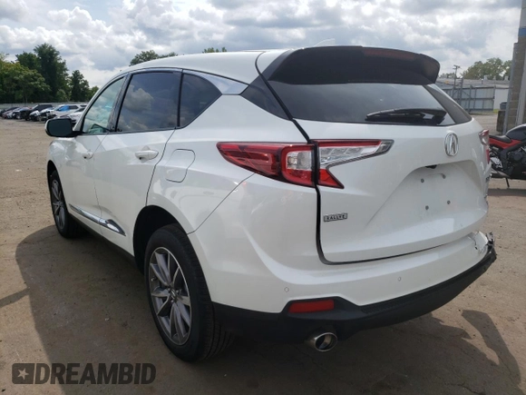 2020 Acura RDX w/Technology Pkg with VIN 5J8TC2H52LL035207, listed as a Copart auction lot 65811543 with 16,937 mi miles. Bid and sale history available at carsss.com. Image 2.