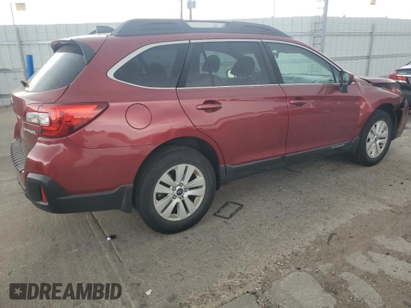 2018 Subaru Outback Premium with VIN 4S4BSACC3J3386374, listed as a Copart auction lot 64373735 with 77,225 mi miles and Salvage title. Bid and sale history available at DreamBid. Image 3.