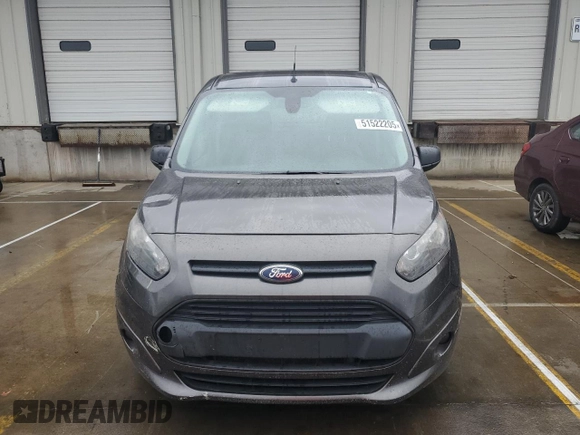 2015 Ford Transit Connect XLT with VIN NM0GE9F7XF1196358, listed as a Copart auction lot 51522205 with 198,102 mi miles and Salvage title. Bid and sale history available at DreamBid. Image 5.