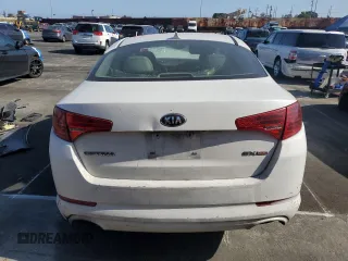 2013 Kia Optima EX with VIN 5XXGN4A70DG252340, listed as a Copart auction lot 58091195 with Not provided miles and Salvage title. Bid and sale history available at DreamBid. Image 6.