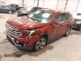 2019 GMC Terrain SLT with VIN 3GKALVEV7KL191858, listed as a IAAI auction lot 41557739 with 114,864 mi miles. Bid and sale history available at carsss.com. Image 2.
